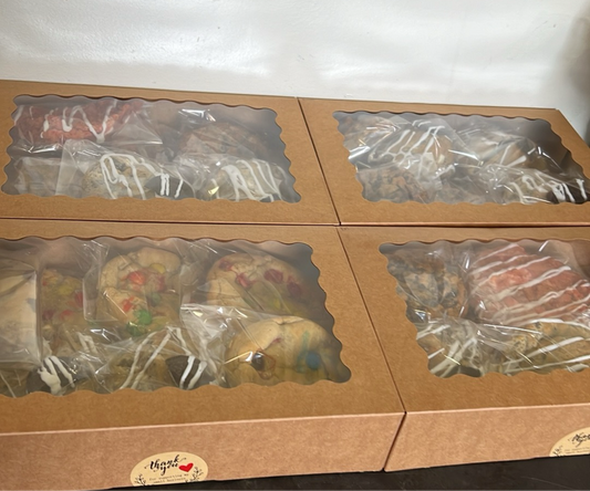 Sampler box JUMBO SIZED cookies (Dozen)